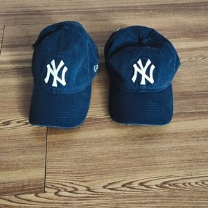 Boys New York Yankee hats vintage look